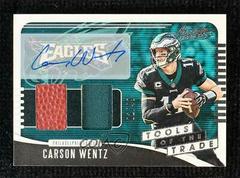 Carson Wentz Football Cards 2019 Panini Absolute Tools of the Trade Double Prices