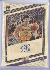 Scotty Pippen Jr. [Gold] #RDS-SPJ Basketball Cards 2022 Panini Donruss Optic Rookie Dominators Signatures Prices