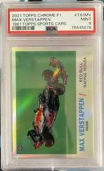 Max Verstappen #T61-MV Racing Cards 2021 Topps Chrome Formula 1 1961 Sports Cars Prices