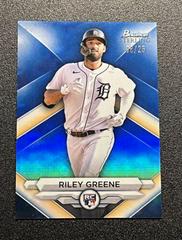 Riley Greene [Blue] #BSR-41 Baseball Cards 2023 Bowman Sterling Prices