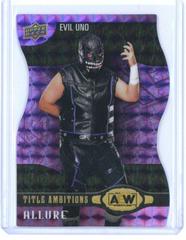 Evil Uno [Purple Diamond] Wrestling Cards 2022 Upper Deck Allure AEW Title Ambitions Prices