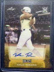 Kala'i Rosario [Retail Gold] Baseball Cards 2020 Leaf Draft Autographs Prices
