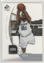 Tim Duncan Basketball Cards 2005 SP Authentic Prices