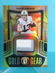 Hunter Renfrow [Prime] Football Cards 2022 Panini Gold Standard Gear Prices