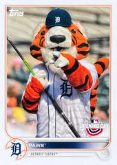 Paws Baseball Cards 2022 Topps Opening Day Mascots Prices