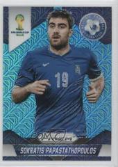 Sokratis Papastathopoulos [Blue Pulsar] #100 Soccer Cards 2014 Panini Prizm World Cup Prices