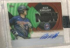 Alex Kirilloff [Green] #GNA-AK Baseball Cards 2022 Topps Clearly Authentic Generation Now Autographs Prices
