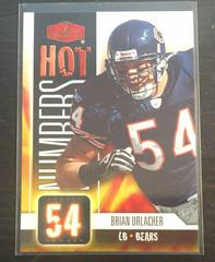 Brian Urlacher Football Cards 2006 Flair Showcase Hot Numbers Prices