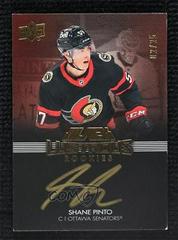 Shane Pinto [Gold] #LRS-SP Hockey Cards 2021 SPx UD Black Lustrous Rookie Signatures Prices