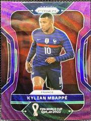 Kylian Mbappe [Purple Wave] Soccer Cards 2022 Panini Prizm World Cup Prices
