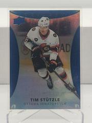 Tim Stutzle [Blue] #1 Hockey Cards 2022 Upper Deck Trilogy Prices