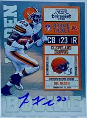 Joe Haden [Autograph] Football Cards 2010 Playoff Contenders Prices