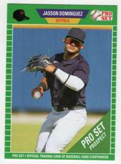 Jasson Dominguez [Green] Baseball Cards 2021 Pro Set Prices