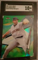 Aaron Civale [Green Refractor] #70 Baseball Cards 2020 Topps Finest Prices