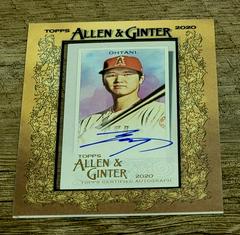 Shohei Ohtani #MA-SO Baseball Cards 2020 Topps Allen & Ginter Mini Autographs Prices