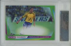 Ronaldo Nazario [Green] #VI-RN1 Soccer Cards 2022 Leaf Vivid Imagery Prices