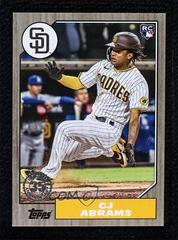 CJ Abrams [Gold] Baseball Cards 2022 Topps Update 1987 Prices