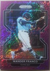 Wander Franco [Purple Shimmer Prizm] Baseball Cards 2022 Panini Prizm Prices
