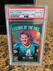 Brett Favre [Red] Football Cards 2016 Panini Donruss Optic Legends of the Fall Prices