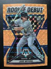 Jake Meyers [Orange Fluorescent] #RD-13 Baseball Cards 2022 Panini Mosaic Rookie Debut Prices