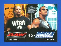 Stone Cold Steve Austin, The Rock Wrestling Cards 2002 Fleer WWE Raw vs Smackdown Prices