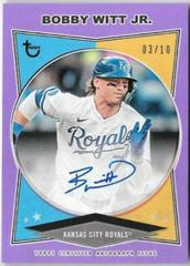 Bobby Witt Jr [Purple] #AC-BW Baseball Cards 2023 Topps Brooklyn Collection Autographs Prices