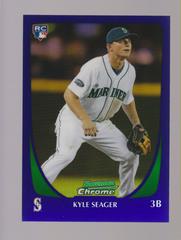 Kyle Seager [Purple Refractor] Baseball Cards 2011 Bowman Chrome Draft Prices