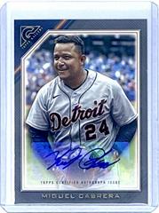 Miguel Cabrera Baseball Cards 2022 Topps Gallery Veteran Autographs Prices
