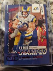 Cooper Kupp [Red] #TS-7 Football Cards 2022 Panini Prestige Time Stamped Prices