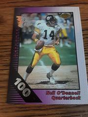Neil O'Donnell [100 Stripe] Football Cards 1992 Wild Card Field Force Prices