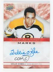 Willie O'Ree [Red] #MM-WO Hockey Cards 2021 Upper Deck Ovation UD Glass Magnifying Marks Autographs Prices