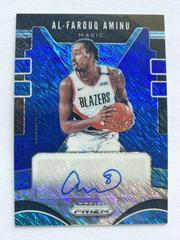 Al Farouq Aminu [Blue Shimmer] Basketball Cards 2019 Panini Prizm Signatures Prices