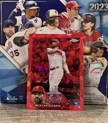 Nick Castellanos [Red] #527 Baseball Cards 2023 Topps Chrome Sapphire Prices
