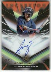 Angel Genao [Orange Foil] #BPA-AG Baseball Cards 2023 Bowman Inception Autograph Prices
