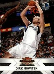 Dirk Nowitzki Basketball Cards 2010 Panini Threads Prices