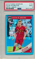 Kevin De Bruyne [Optic Aqua] Soccer Cards 2018 Panini Donruss Prices