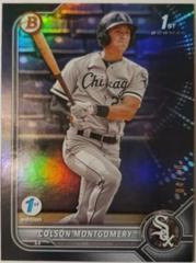Colson Montgomery [Black Foil] #BPPF-71 Baseball Cards 2022 Bowman 1st Edition Prices