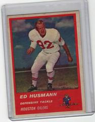 Ed Husmann #44 Football Cards 1963 Fleer Prices