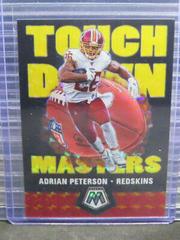 Adrian Peterson [Gold Fluorescent] #TM3 Football Cards 2020 Panini Mosaic Touchdown Masters Prices