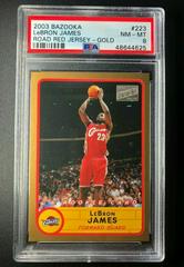 LeBron James [Gold] Basketball Cards 2003 Bazooka Prices