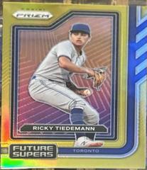 Ricky Tiedemann [Gold] Baseball Cards 2023 Panini Prizm Future Supers Prices