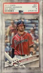 Dansby Swanson [Red Jersey] #87 Baseball Cards 2017 Topps Prices