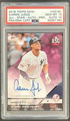 Aaron Judge [Autograph Purple] Baseball Cards 2018 Topps Now All Star Prices