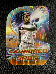 Ken Griffey Jr. [Orange Galactic] Baseball Cards 2023 Topps Cosmic Chrome Launched Into Orbit Prices