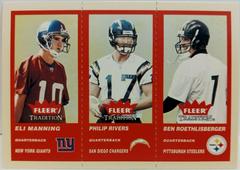 Eli Manning, Philip Rivers, Ben Roethlisberger Football Cards 2004 Fleer Tradition Prices