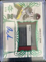 Amon Ra St. Brown [Green] Football Cards 2021 Leaf Trinity Patch Autographs Prices