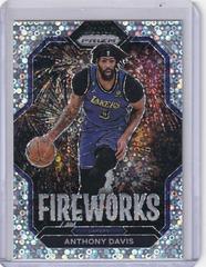 Anthony Davis [Fast Break] #12 Basketball Cards 2022 Panini Prizm Fireworks Prices