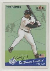 Tim Raines #87 Baseball Cards 2002 Fleer Tradition Prices