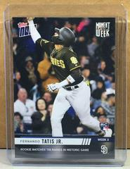 Fernando Tatis Jr. #MOW-3 Baseball Cards 2019 Topps Now Moment of the Week Prices
