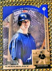 Todd Helton [Checklist] Baseball Cards 1998 Donruss Preferred Prices